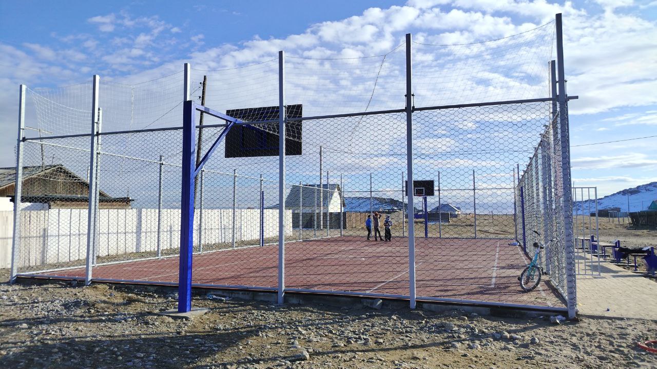 В&nbsp;тувинском селе Барлык оборудовали спортивную площадку