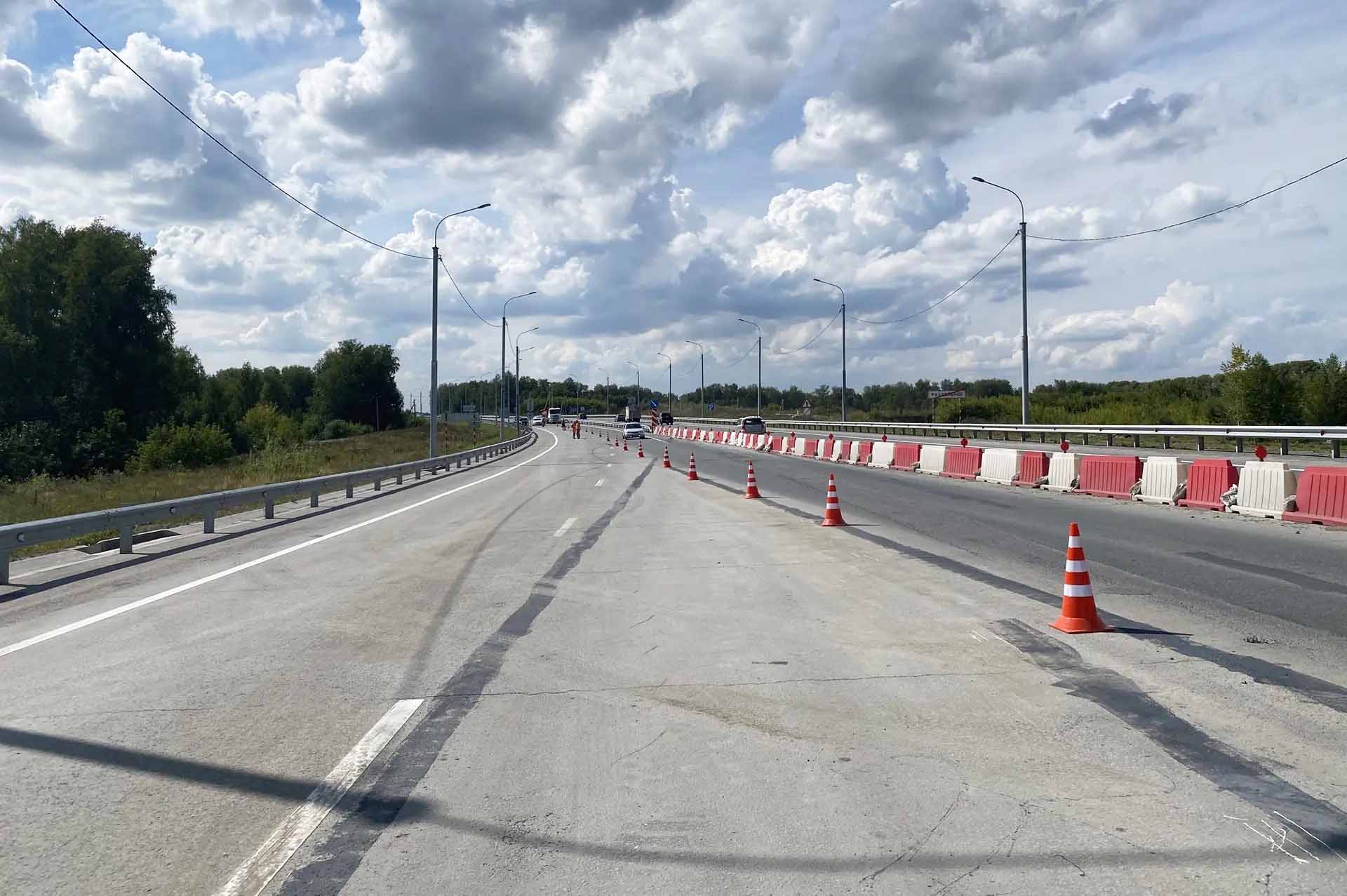 На&nbsp;дороге Новосибирск&nbsp;&mdash; Ленинск-Кузнецкий открыли скоростную эстакаду