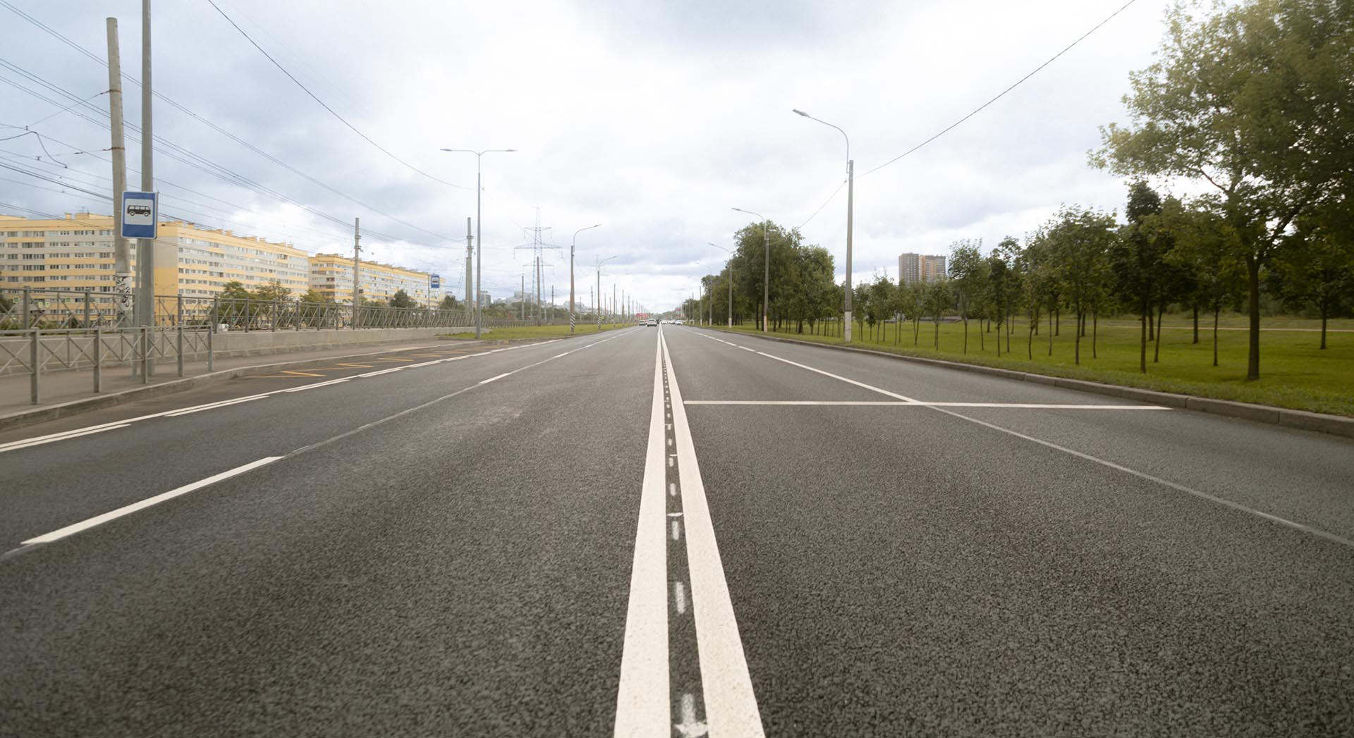 В&nbsp;Красносельском районе Петербурга отремонтировали две автомагистрали