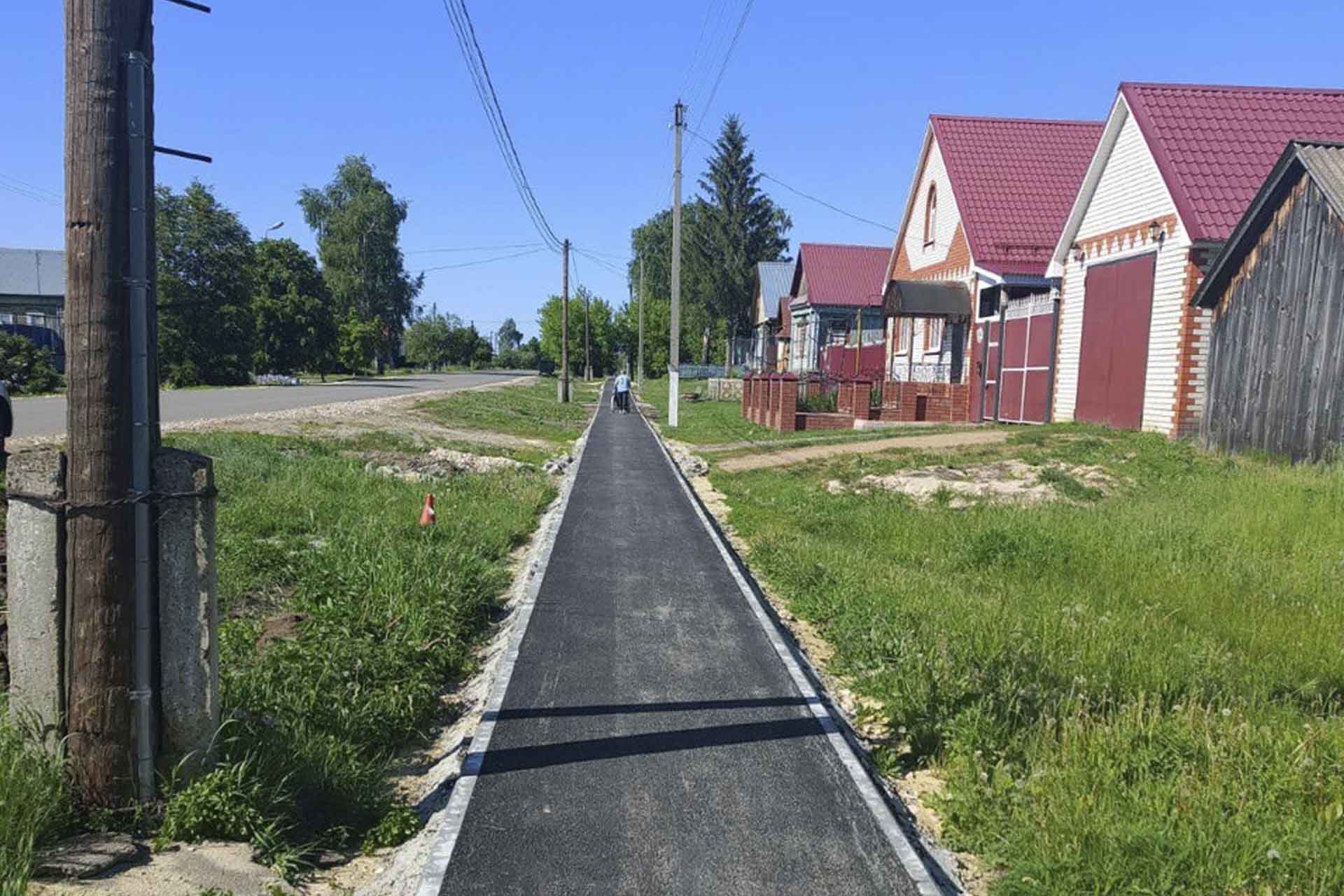 В&nbsp;селе Русский Камешкир Пензенской области облагородили пешеходную зону