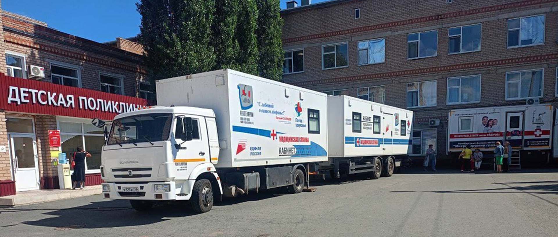Город Соль-Илецк и&nbsp;поселок Акбулак в&nbsp;Оренбуржье посетит &laquo;Поезд здоровья&raquo;