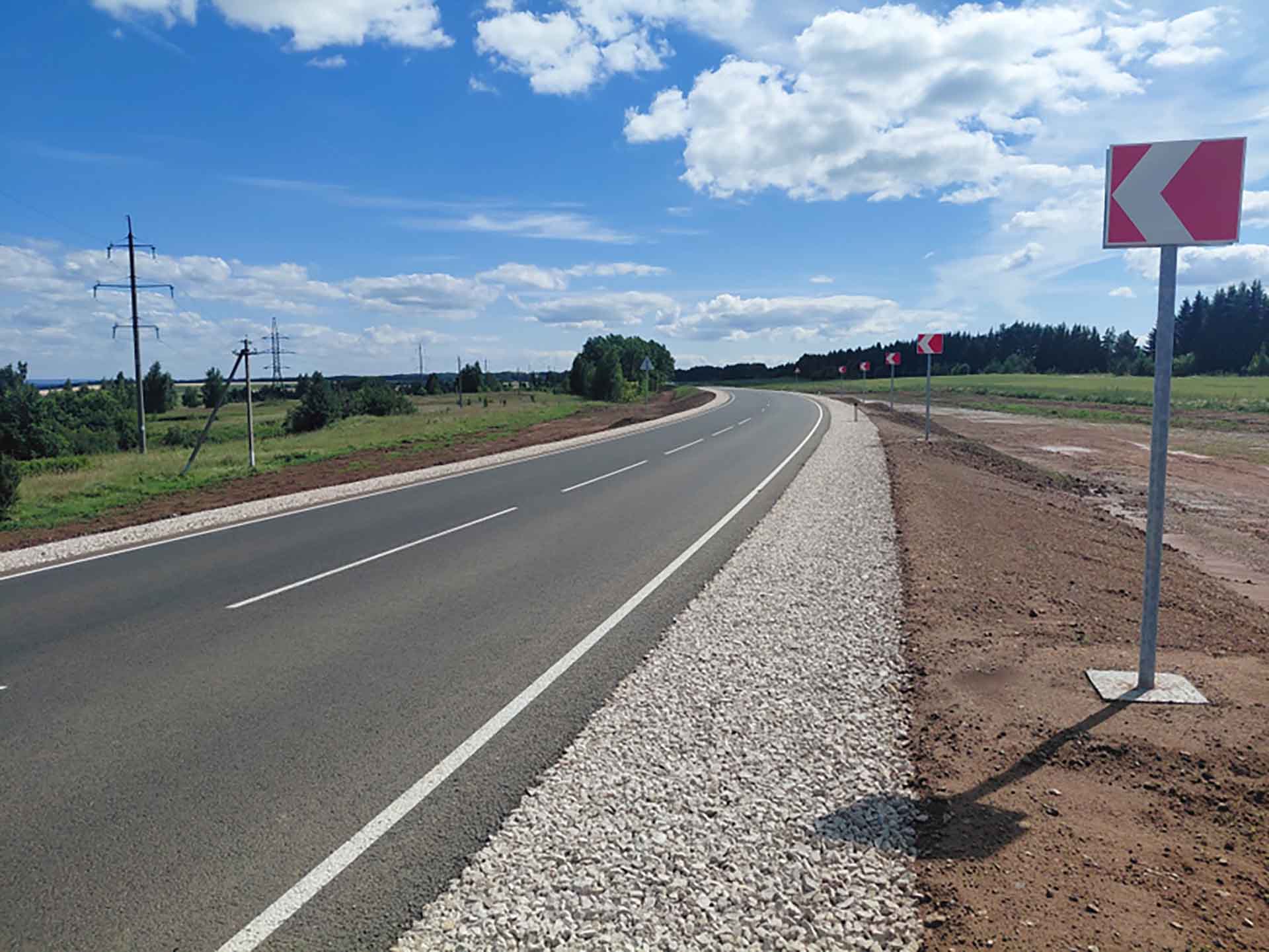 В&nbsp;Татарстане отремонтировали участок дороги Казань&nbsp;&mdash; Камское Устье