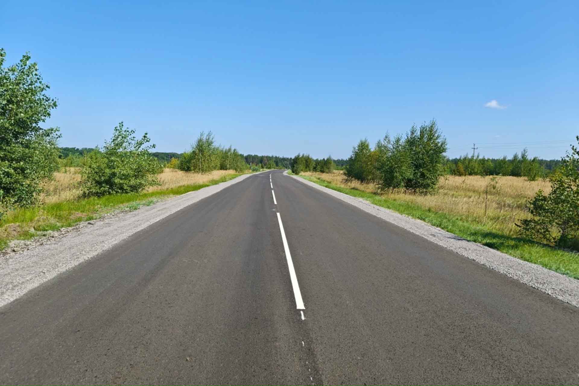 В Воронежской области отремонтировали участок дороги к санаторию им. Цюрупы