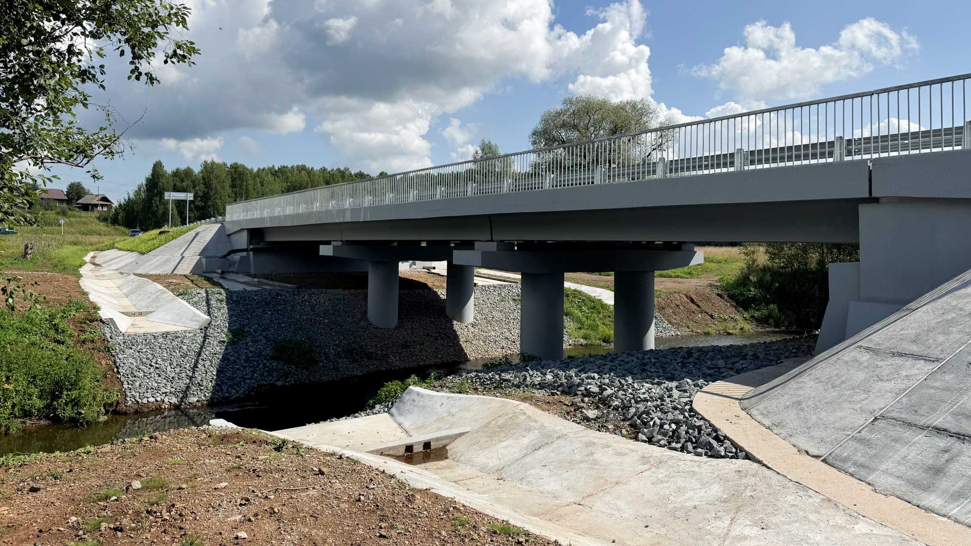 В&nbsp;Прикамье отремонтировали мост через реку Барду