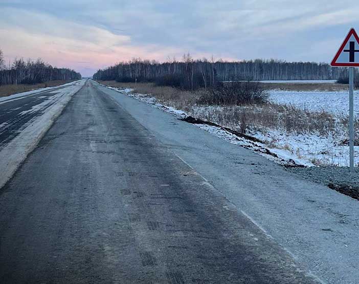 В&nbsp;Омской области завершили ремонт участка дороги Крутинка&nbsp;&mdash; Называевск