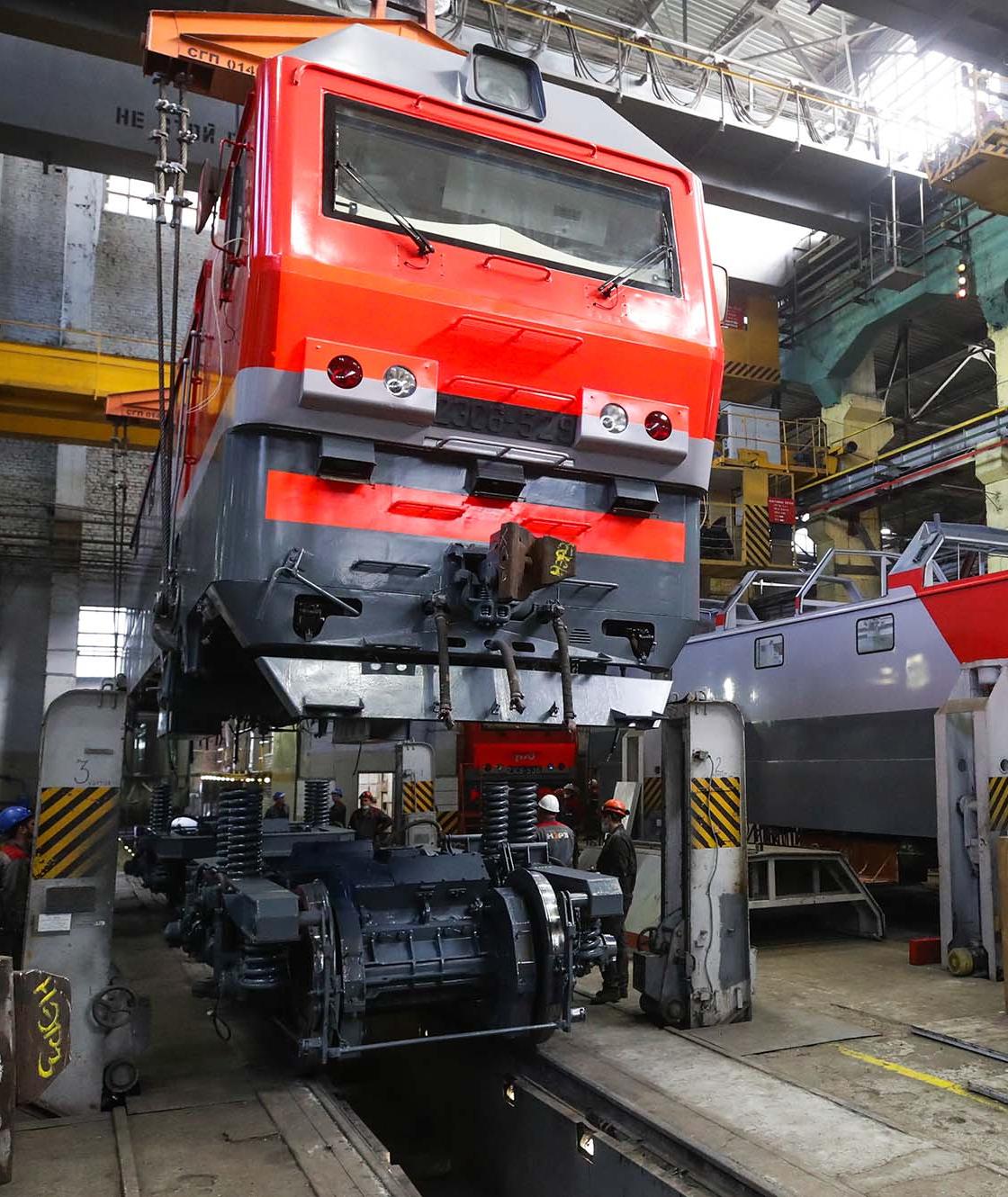 На&nbsp;ростовском заводе установили новое оборудование для&nbsp;ремонта электровозов
