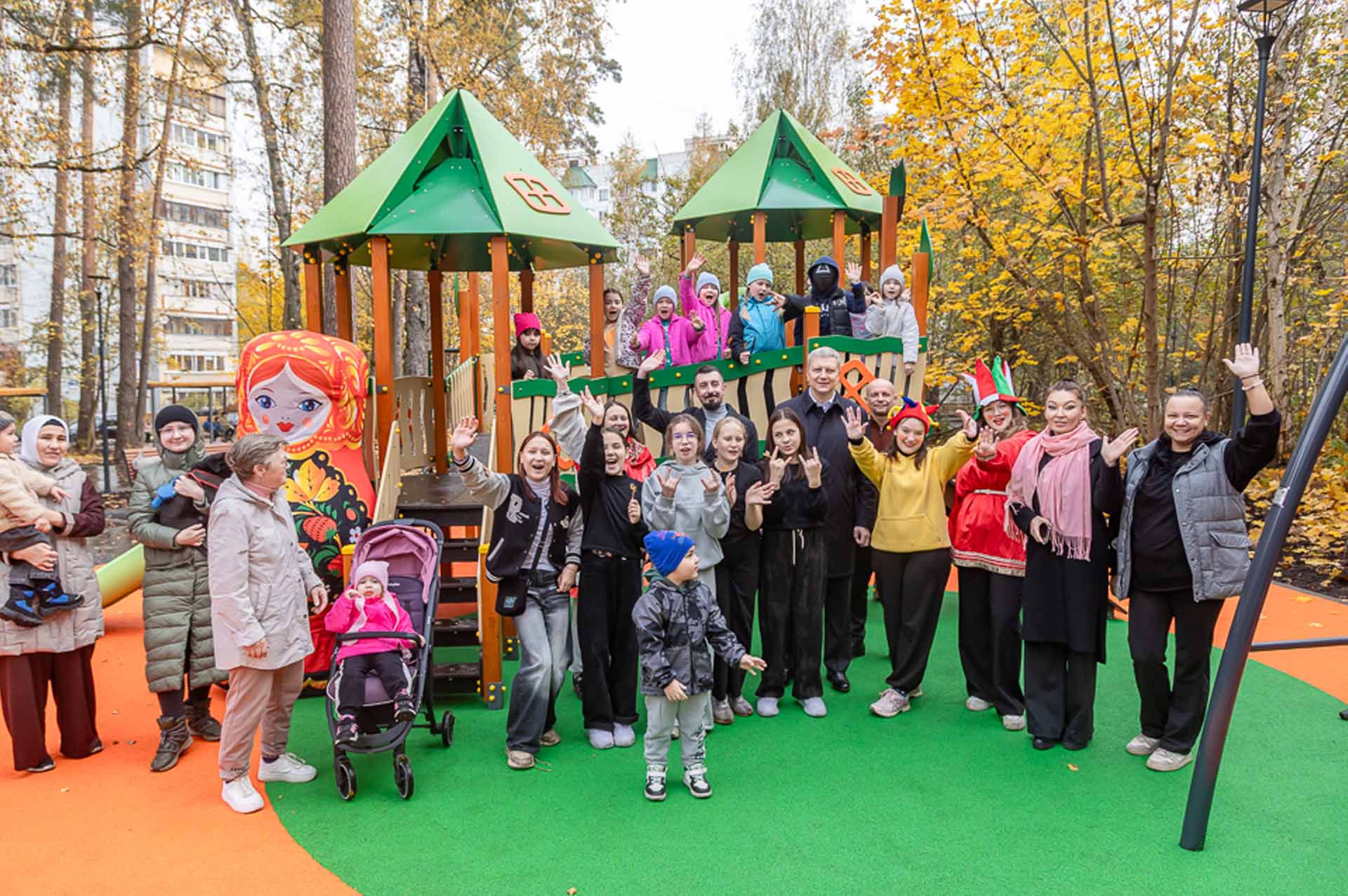 В&nbsp;поселке Усово-Тупик Подмосковья открыли новый прогулочный сквер