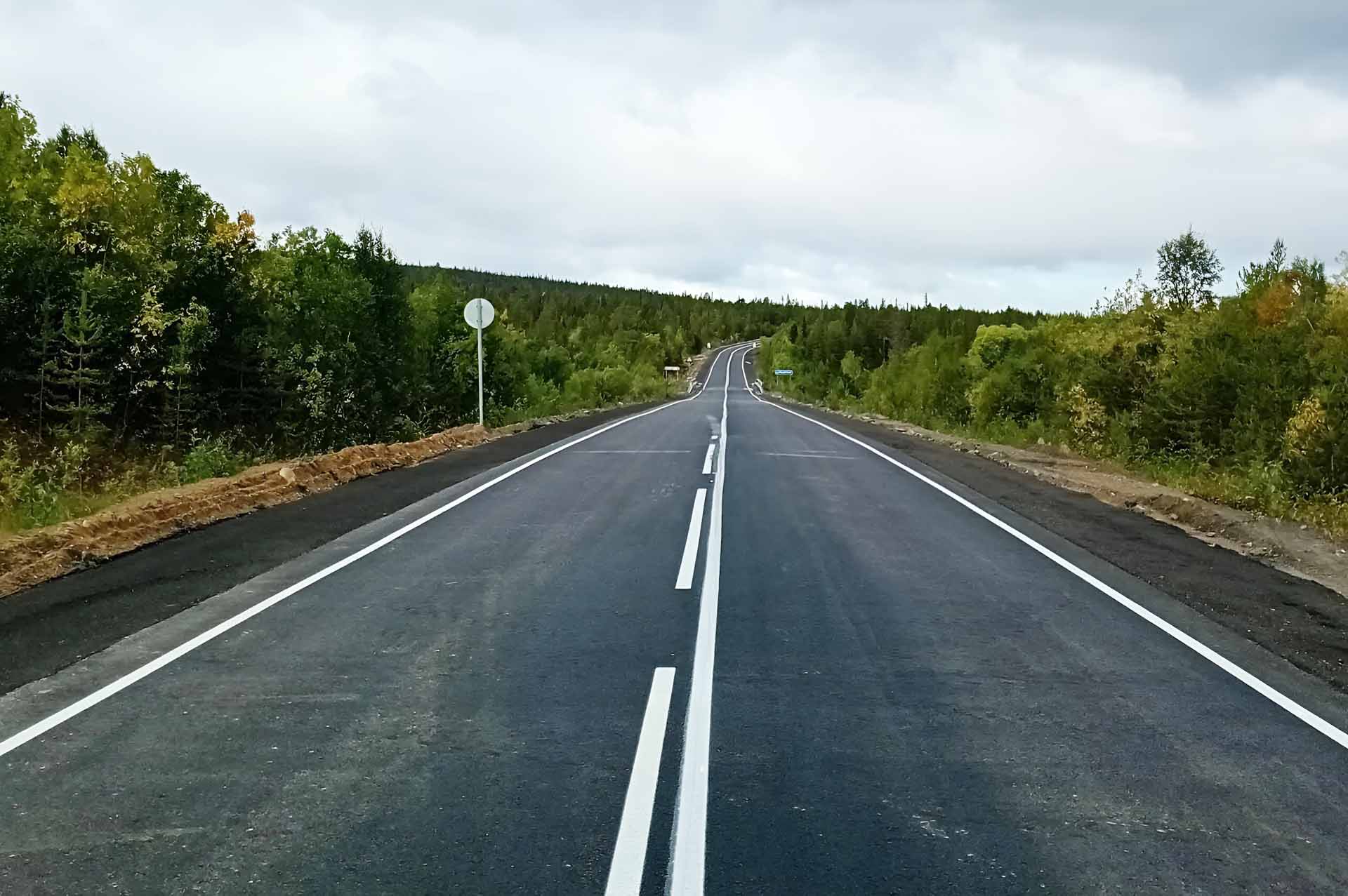 В&nbsp;Мурманской области отремонтировали автодорогу &laquo;Лесная&raquo;