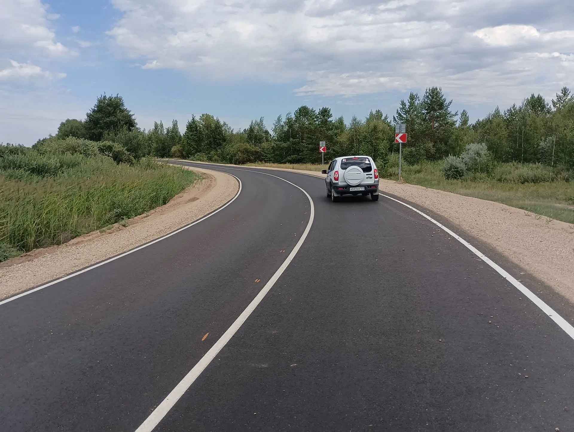В&nbsp;Алтайском крае завершен ремонт участка дороги, связывающей четыре района