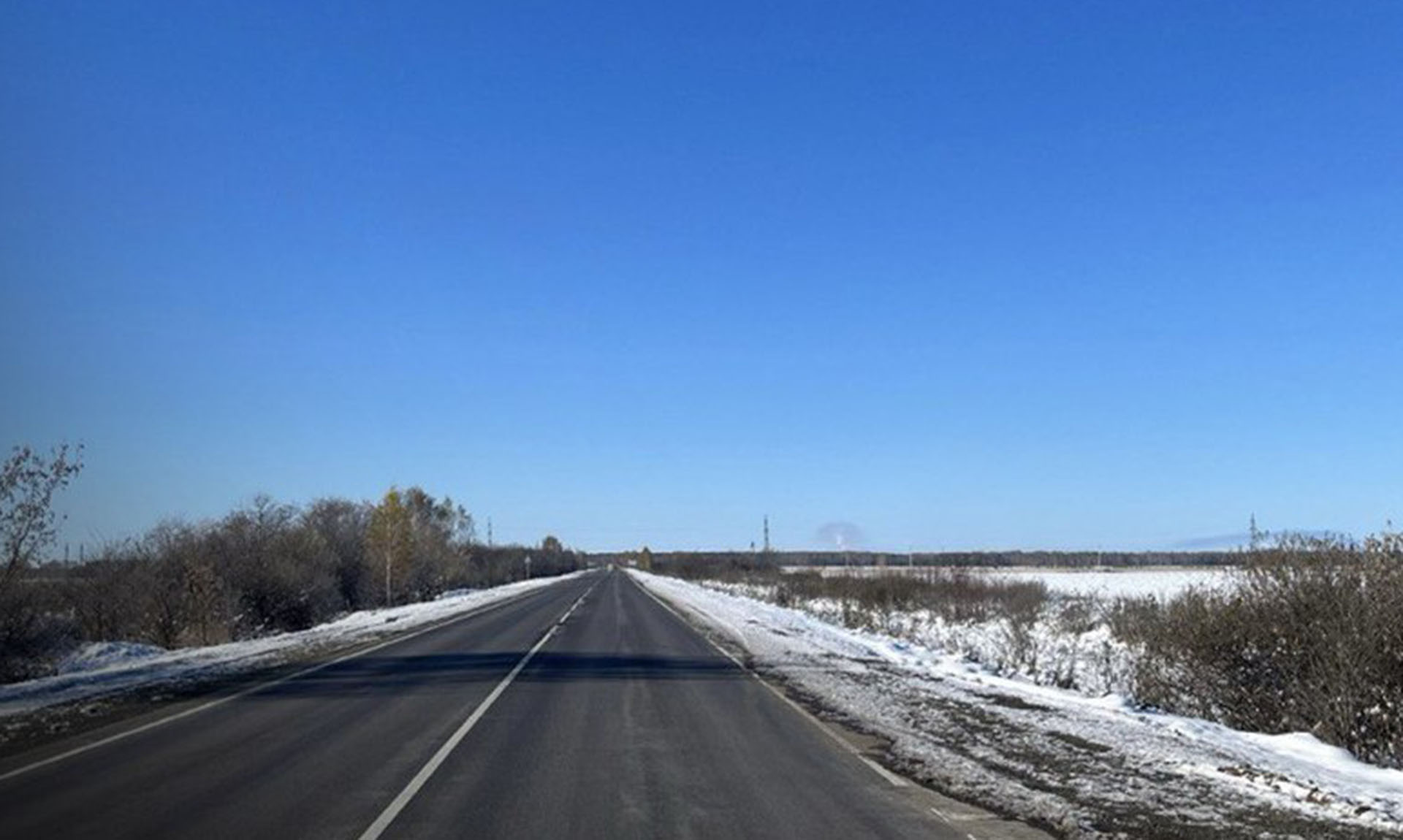 В&nbsp;Омской области завершили ремонт участка дороги Омск&nbsp;&mdash; Нижняя Омка