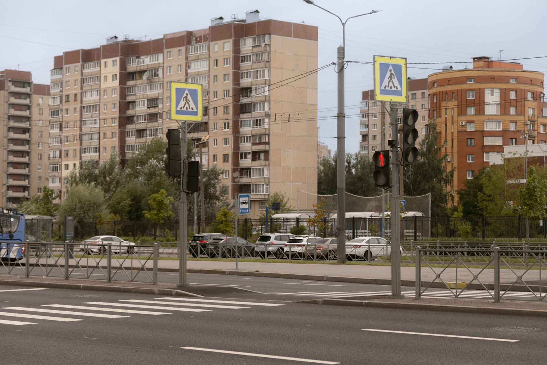 В&nbsp;Петербурге отремонтировали Богатырский проспект