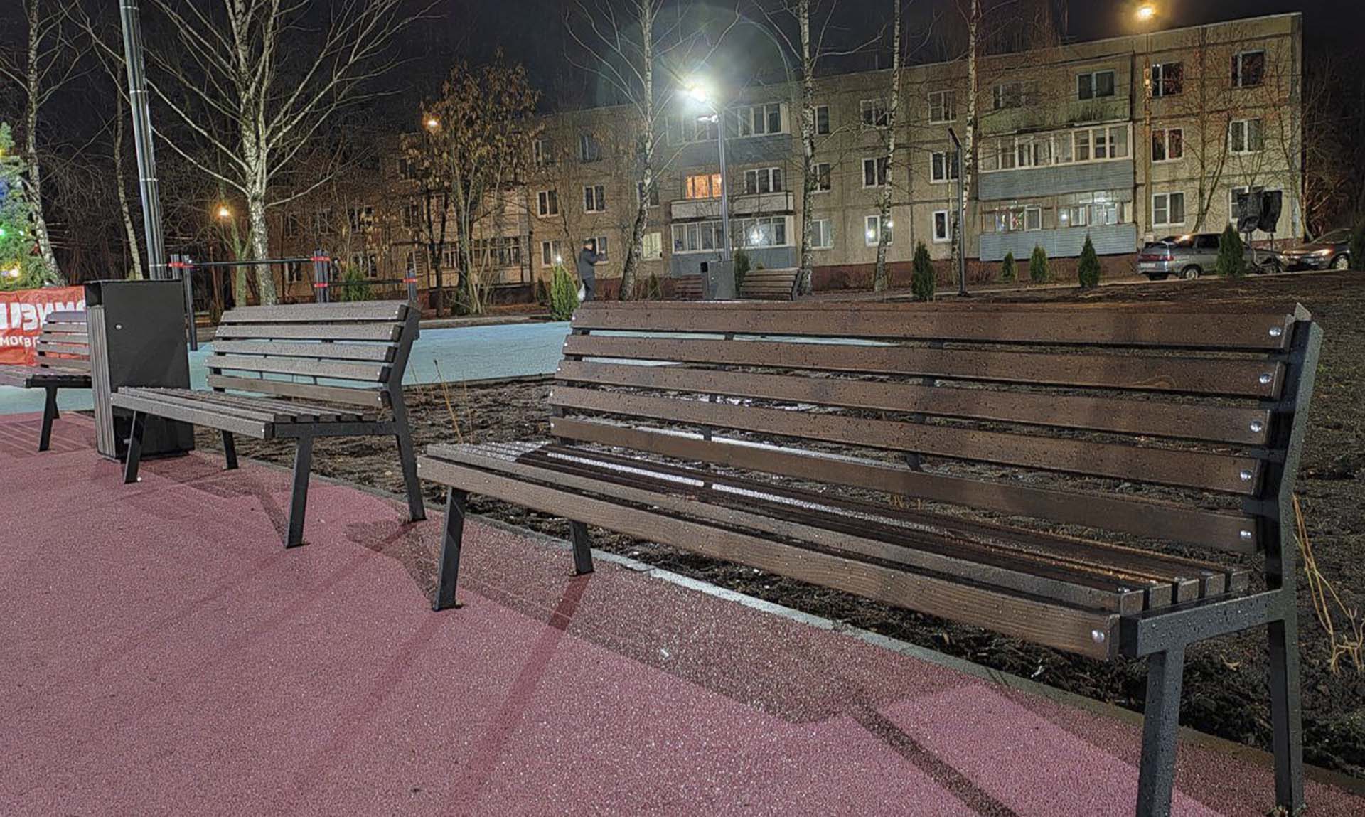 В&nbsp;подмосковном поселке Завода Строительных Материалов благоустроили сквер