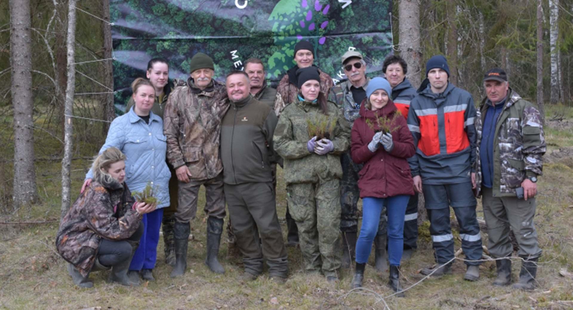 В&nbsp;Плюсском районе Псковской области прошла акция &laquo;Сад памяти&raquo;