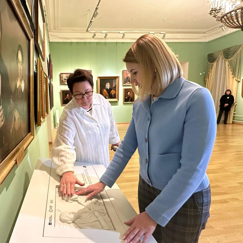 В&nbsp;Ярославском художественном музее появились тактильные модели 4&nbsp;картин