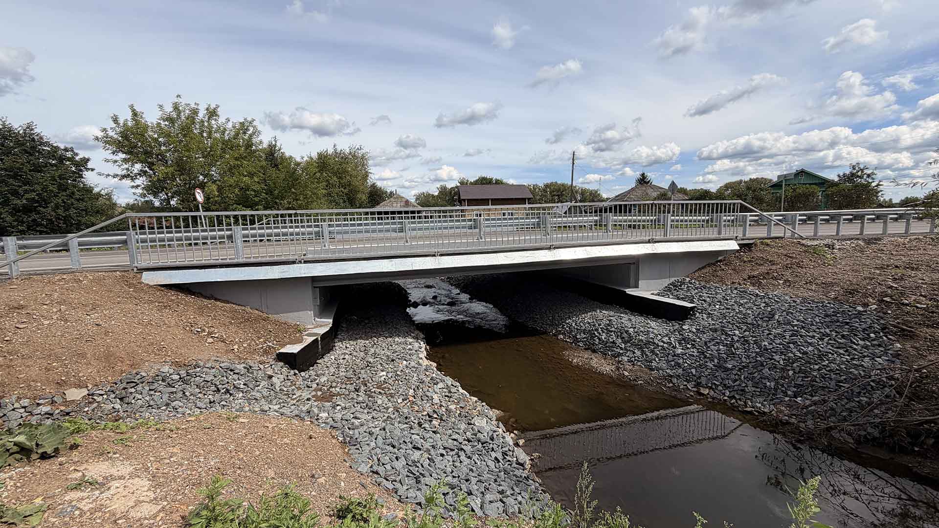 В&nbsp;Пермском крае отремонтировали мост через реку Платошинку