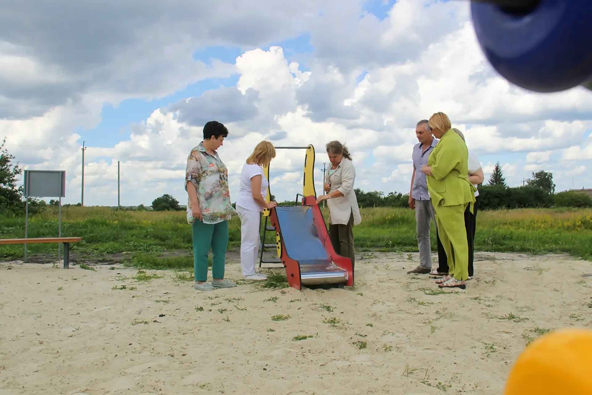 В&nbsp;селе Канино Тамбовской области обустроили детскую площадку