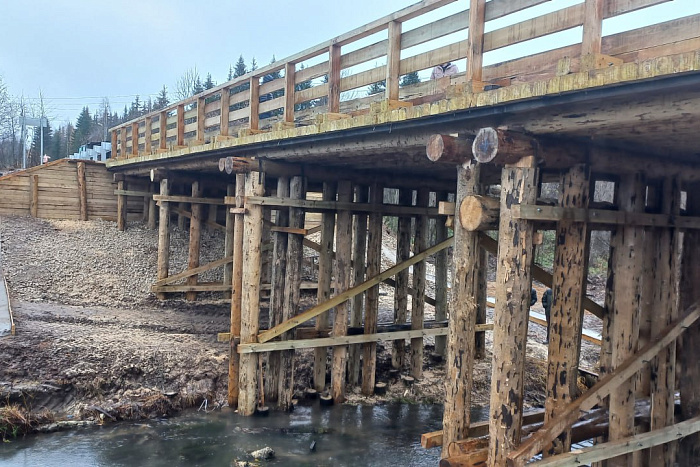 В&nbsp;Кировской области завершили ремонт моста через реку Белую