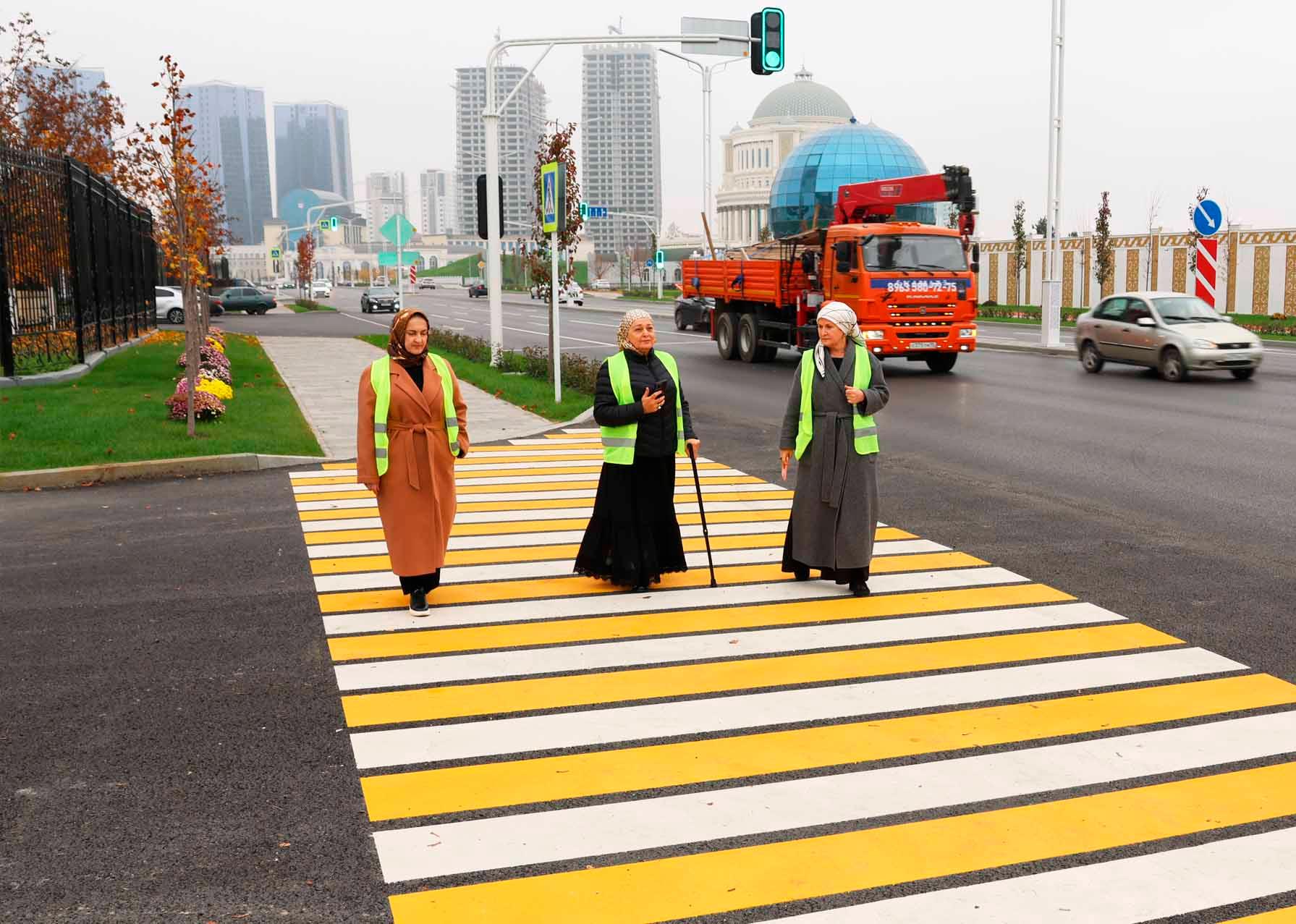 Общественники проверили качество отремонтированной улицы Шерипова в&nbsp;Грозном
