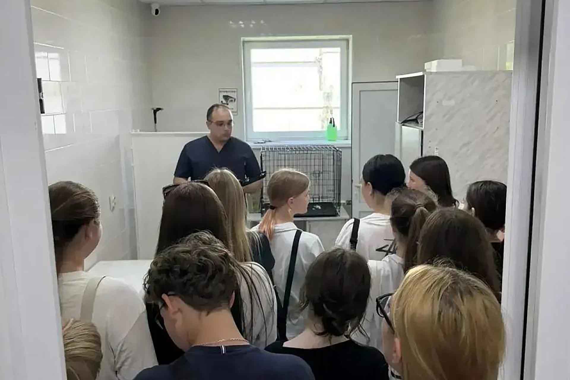 На&nbsp;Кубани в&nbsp;Горячем Ключе школьники посетили ветуправление