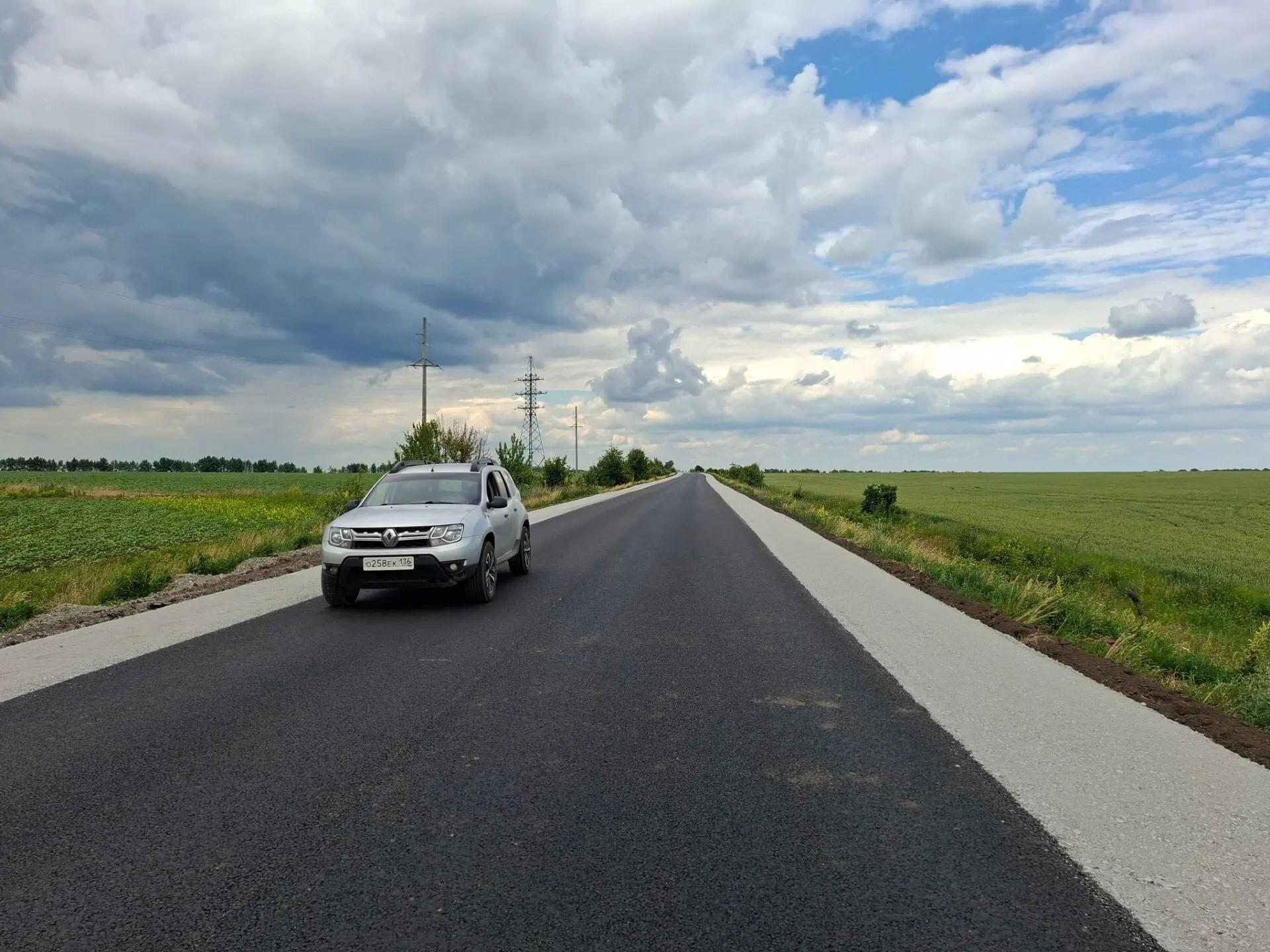 В&nbsp;Рамонском районе Воронежской области обновили 2&nbsp;км дороги