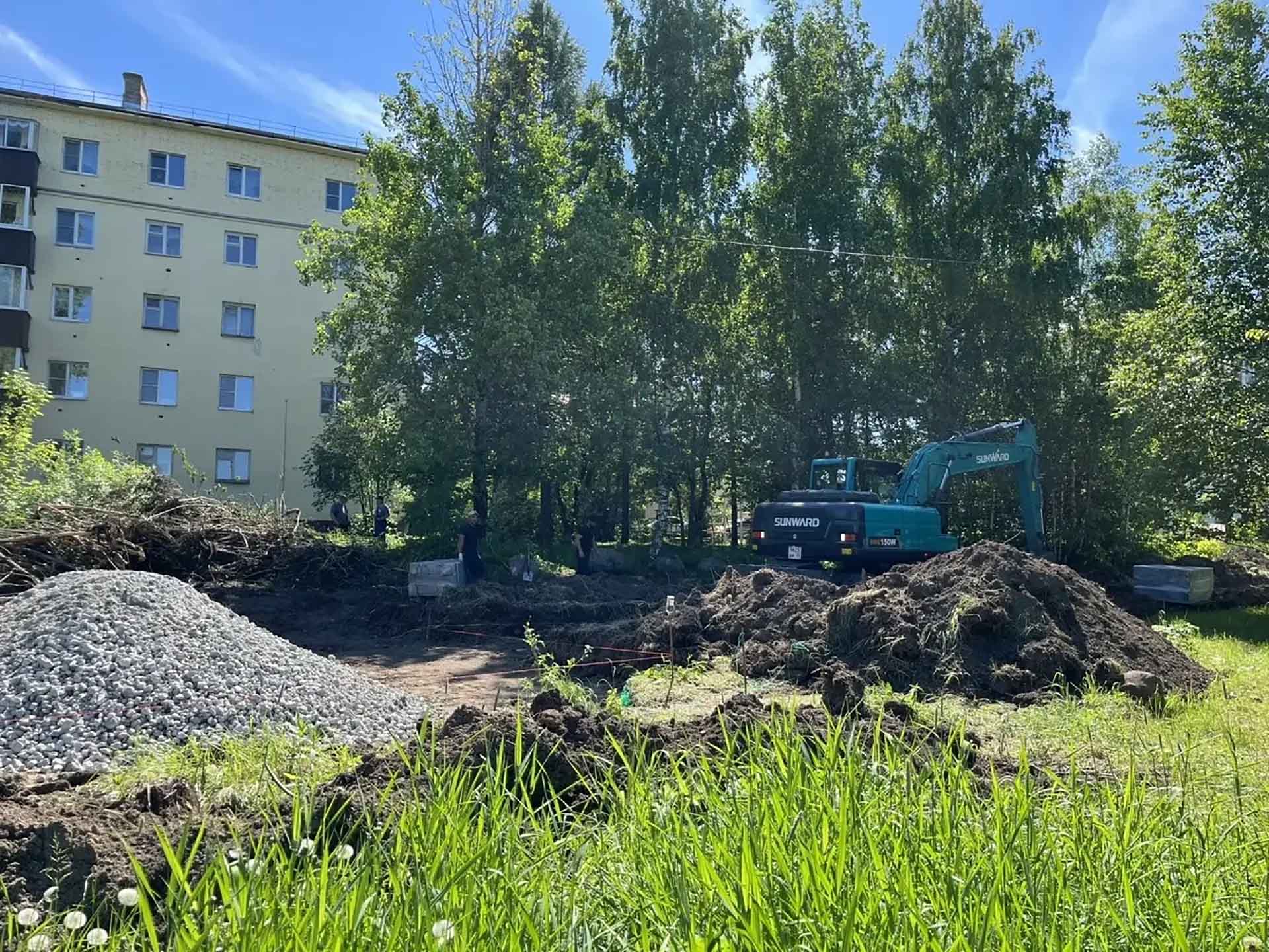 В&nbsp;Белозерске на&nbsp;Вологодчине стартовало благоустройство парка Воинской Славы