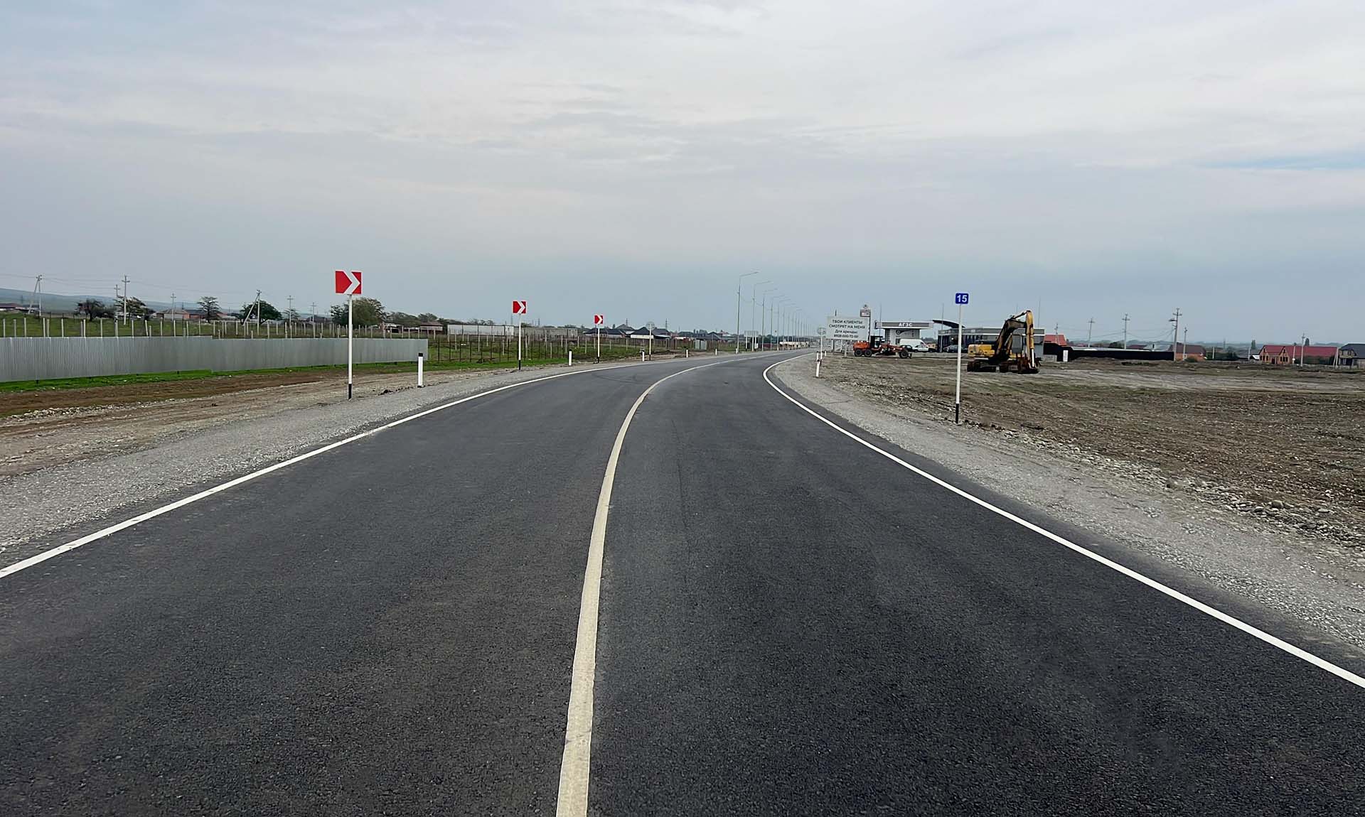В&nbsp;Чечне отремонтировали участок дороги Серноводск&nbsp;&mdash; Грозный