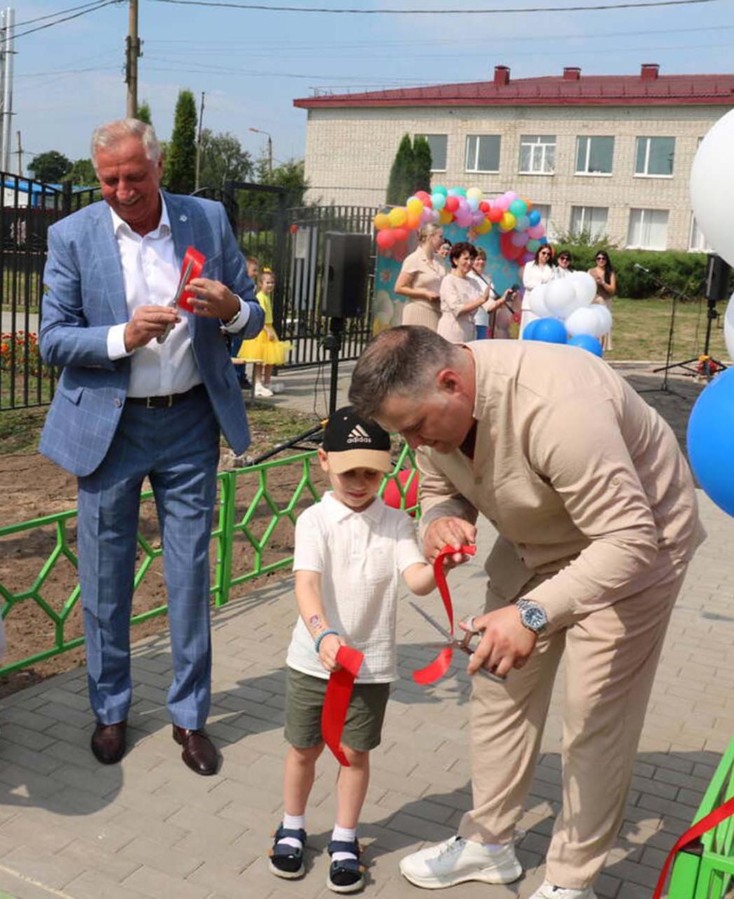 В&nbsp;селе Меленск Брянской области открыли игровую площадку