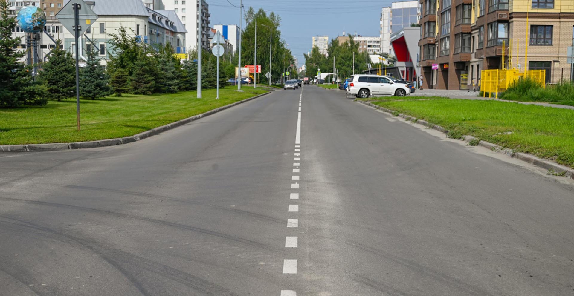 В&nbsp;Барнауле отремонтировали дорогу по&nbsp;улице Взлетной