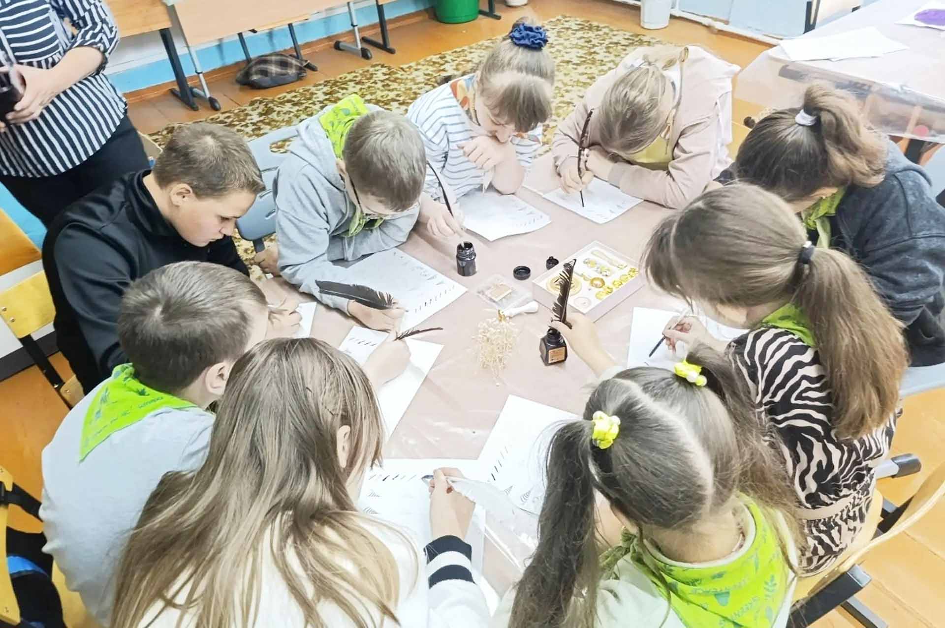 В&nbsp;Куркинском музее Тульской области прошел мастер-класс по&nbsp;каллиграфии