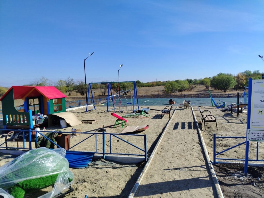 В&nbsp;кубанском селе Красноармейском откроют новую детскую спортплощадку