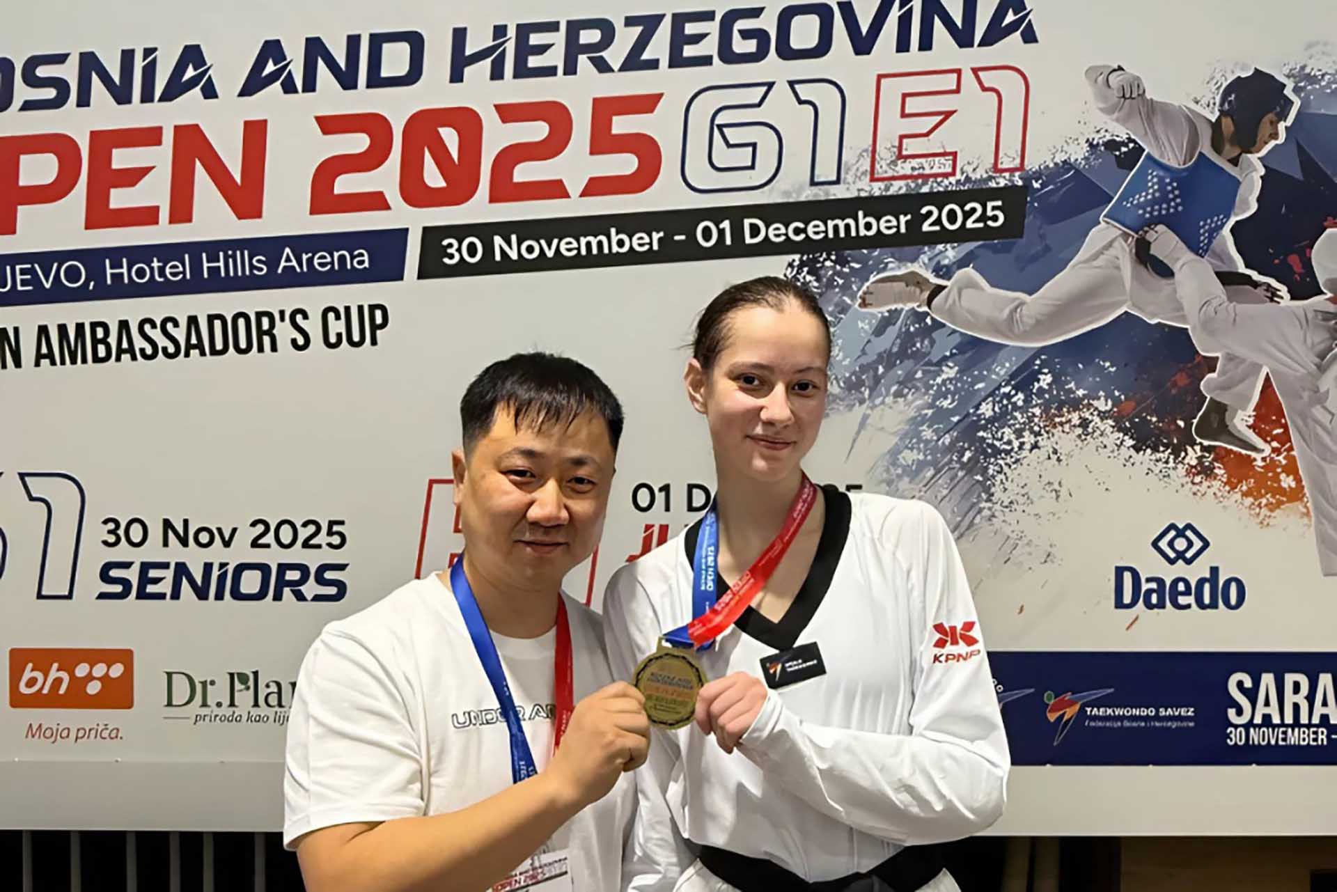 Тхэквондистка из&nbsp;Приморья победила в&nbsp;международном турнире на&nbsp;Балканах