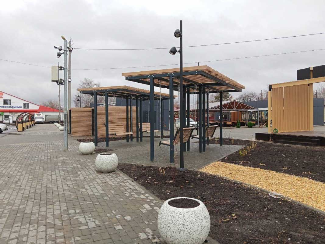 В&nbsp;городе Шумихе в&nbsp;Курганской области благоустроили &laquo;Хитрый рынок&raquo;