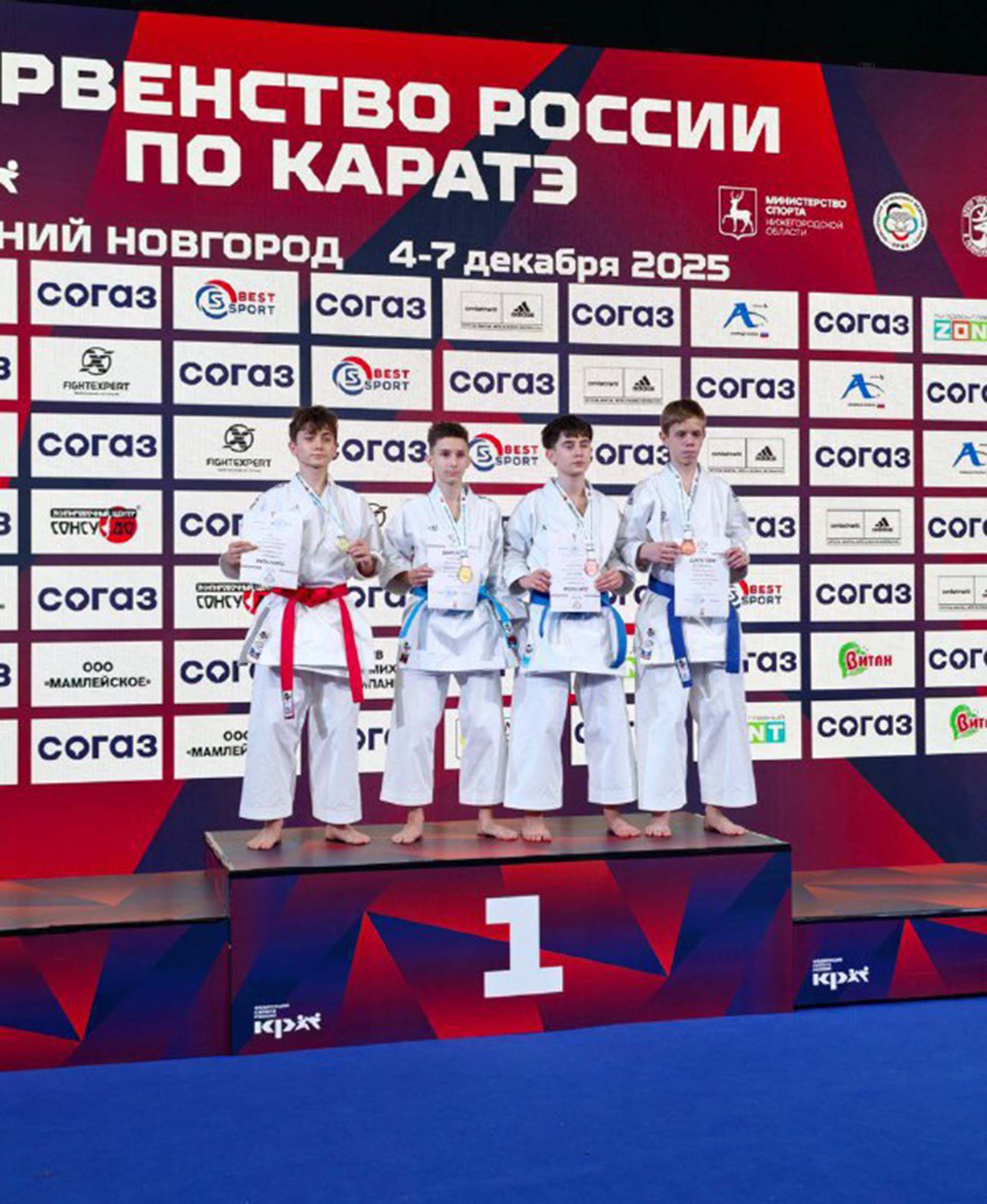 Подмосковные каратисты выиграли 27&nbsp;медалей на&nbsp;первенстве России