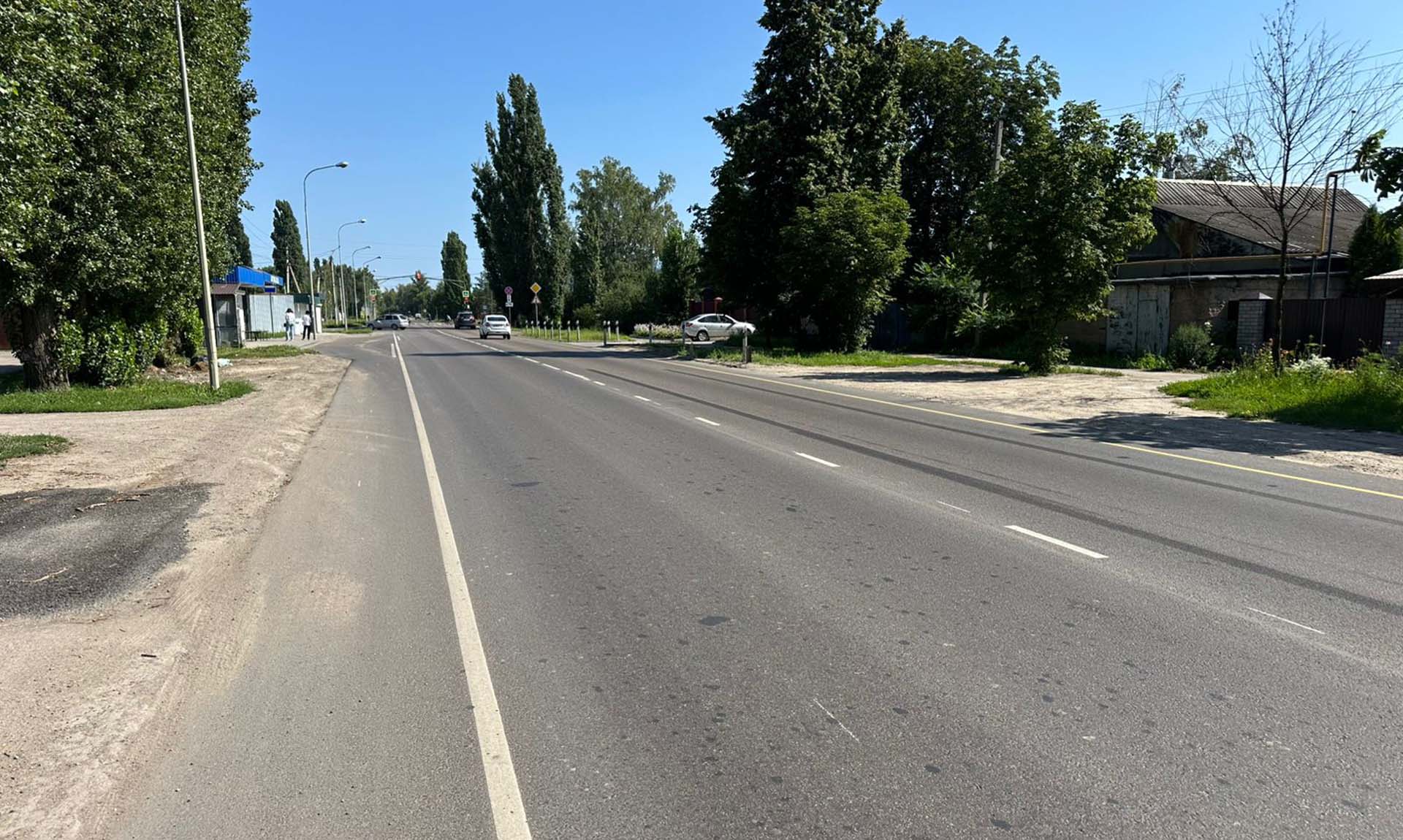 В&nbsp;Липецке отремонтировали 2&nbsp;въезда в&nbsp;город со&nbsp;стороны федеральной трассы