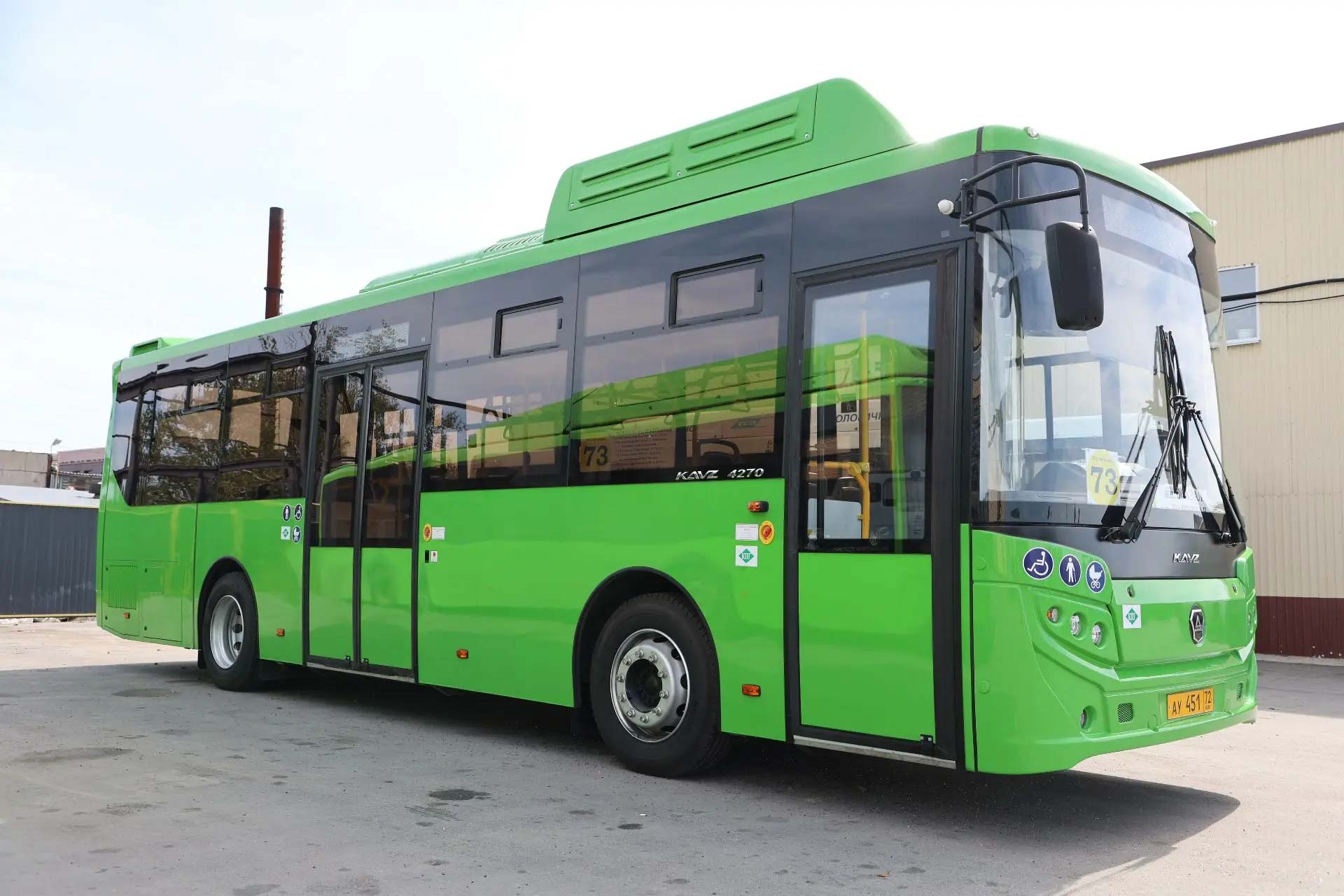 На&nbsp;маршрут № 73&nbsp;в&nbsp;Тюмени выпустят еще&nbsp;6&nbsp;новых пассажирских автобусов