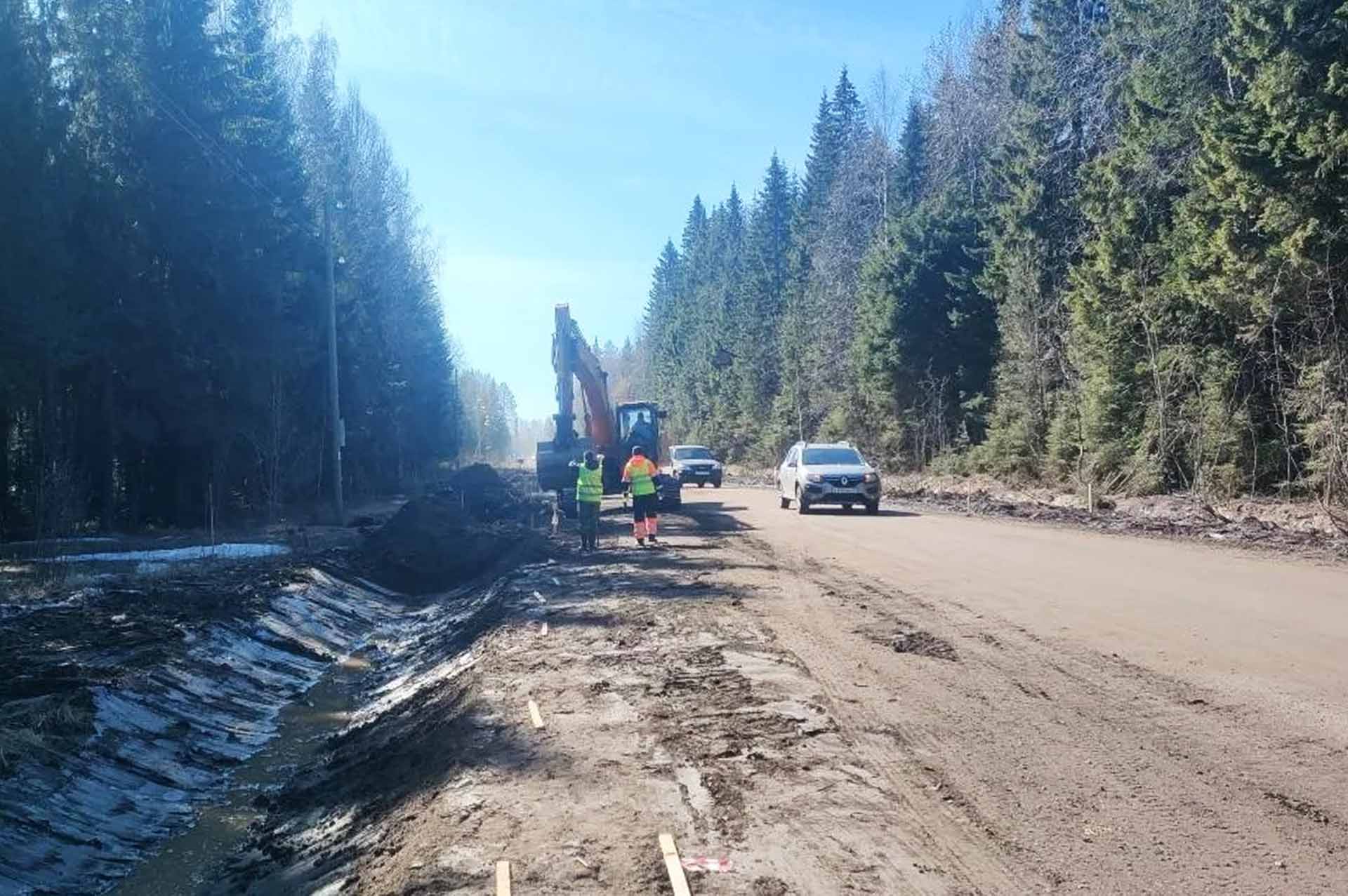 В&nbsp;Сыктывкаре начался ремонт дороги к&nbsp;СНТ &laquo;Дырнос&raquo;