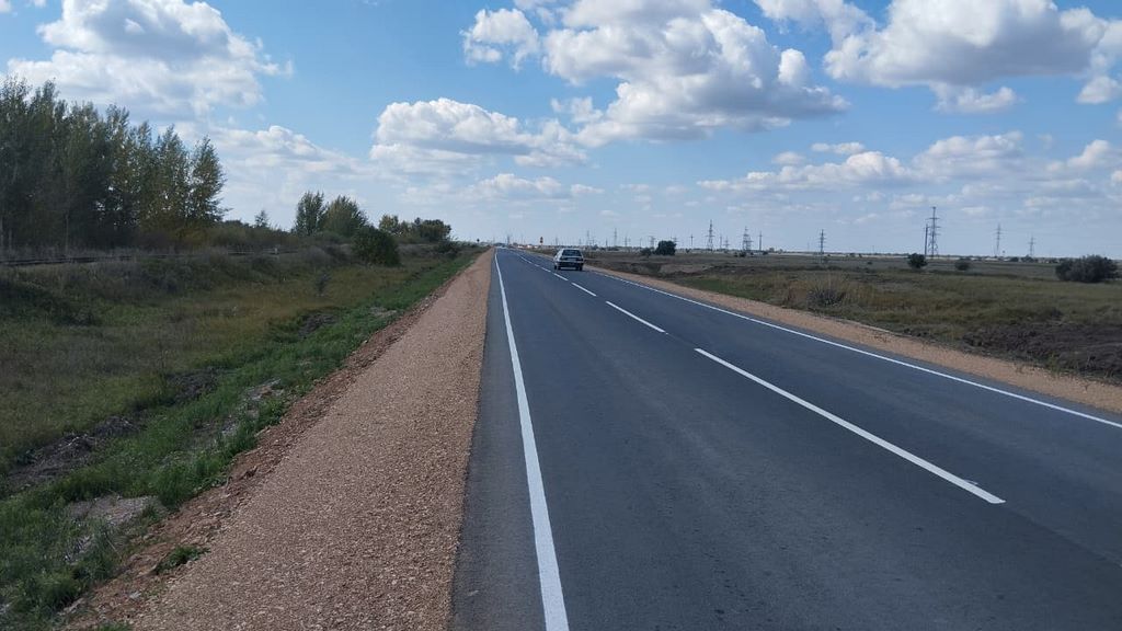 В&nbsp;Алтайском крае завершили ремонт участка трассы до&nbsp;границы с&nbsp;Казахстаном