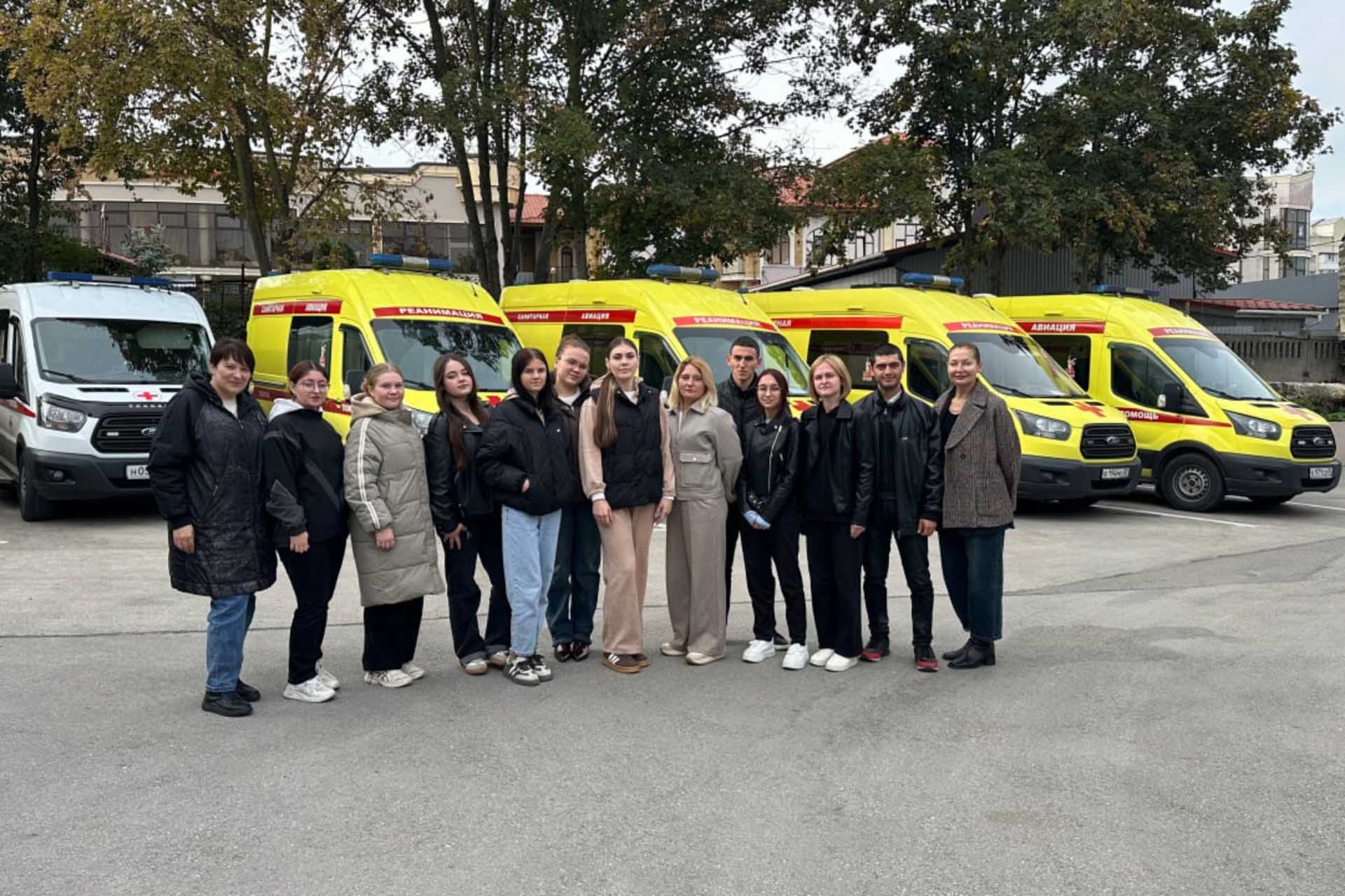 В&nbsp;Крымском центре медицины катастроф прошла экскурсия для&nbsp;учащихся колледжа