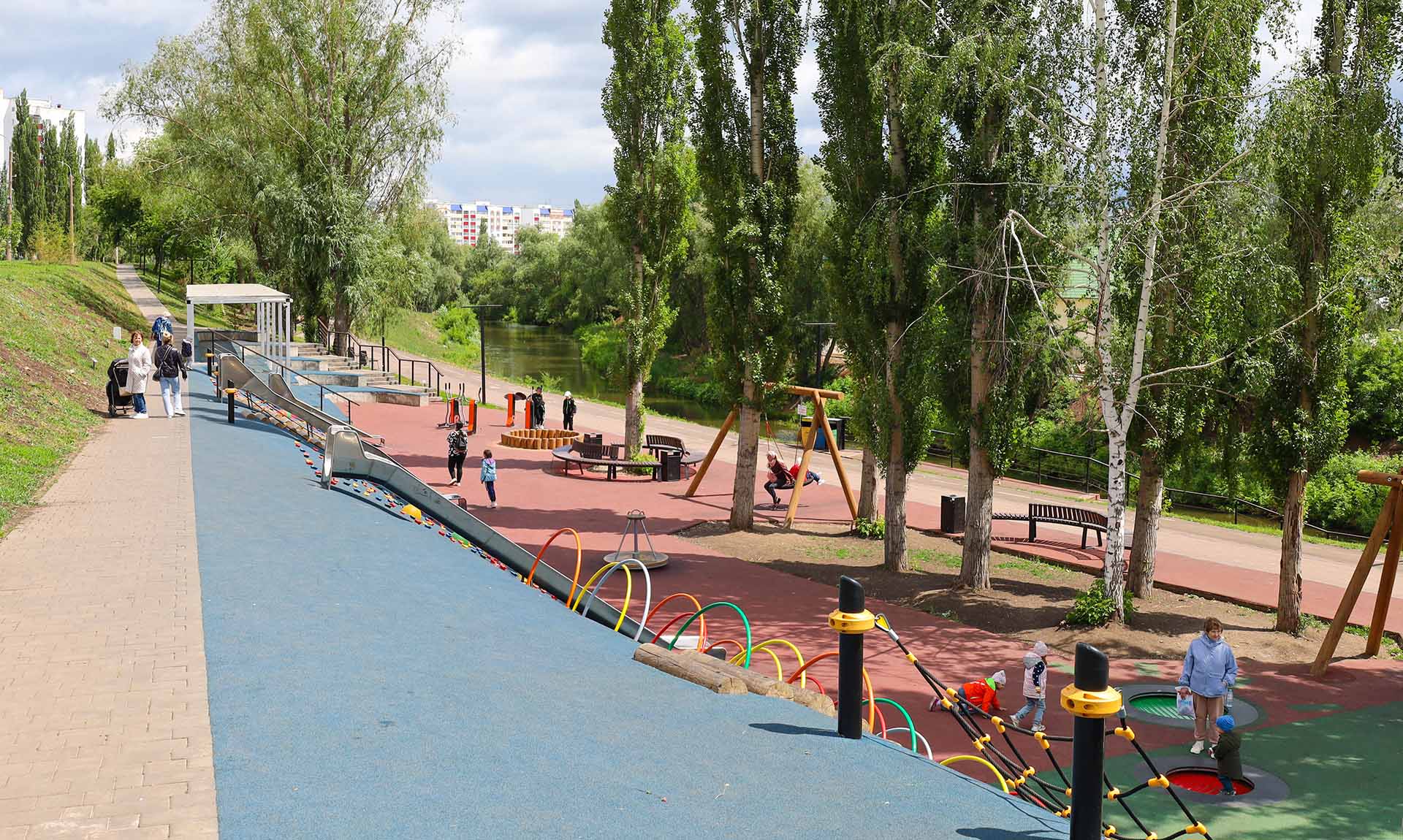 Набережную реки Стерли благоустроили в&nbsp;Стерлитамаке
