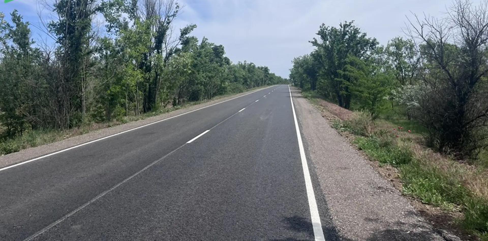 В&nbsp;Джанкойском районе Крыма завершается ремонт дороги до&nbsp;села Мартыновка