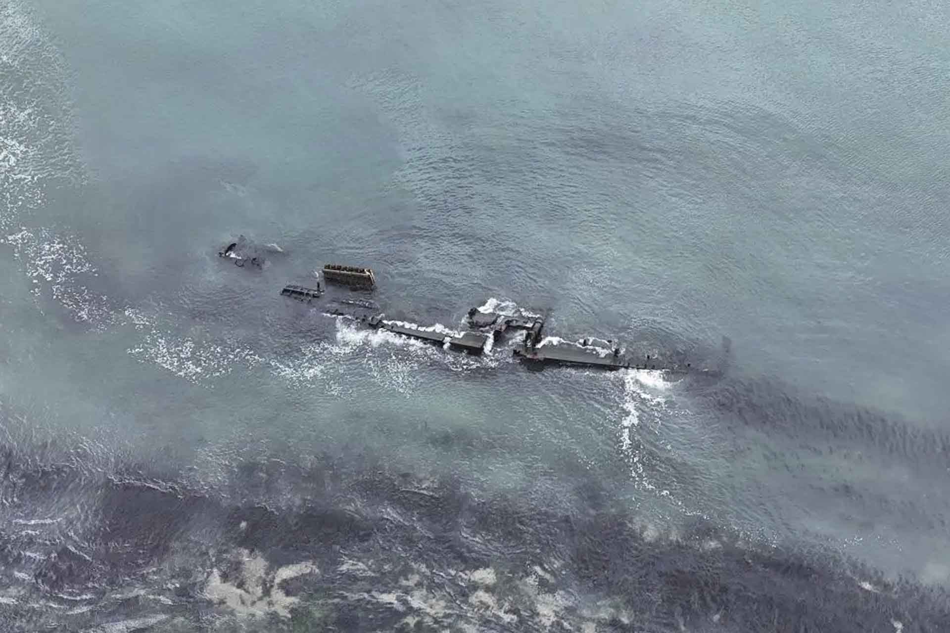 На&nbsp;Сахалине начали вытаскивать затонувшее судно &laquo;Тамга&raquo;