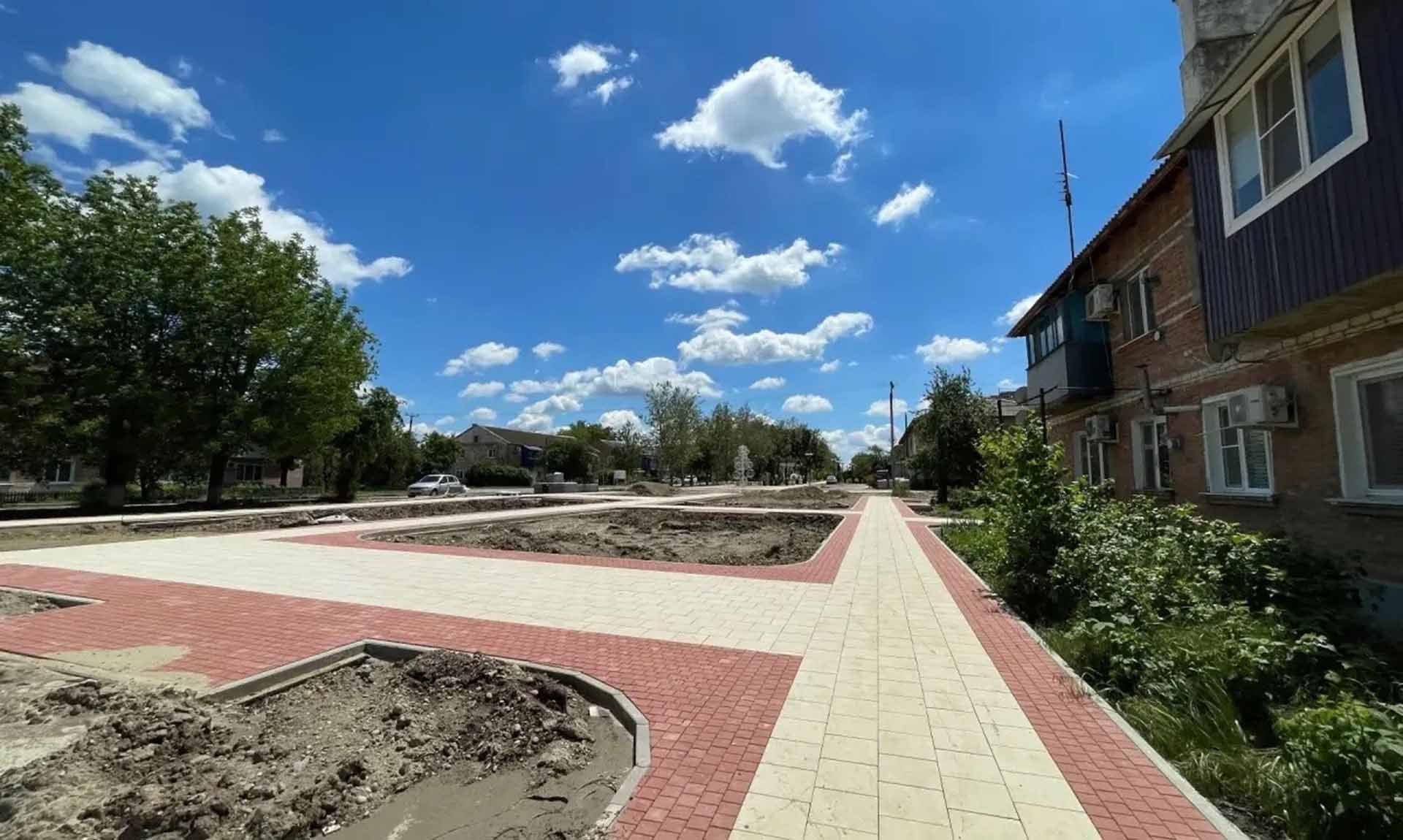 В&nbsp;поселке Венцы на&nbsp;Кубани благоустроят пространство на&nbsp;Советской улице