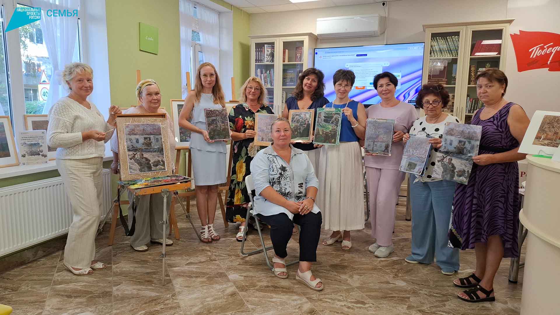 В&nbsp;Кировском районе Крыма пенсионеры освоили реставрационное дело