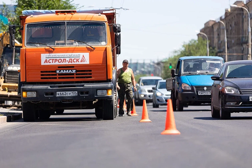 В&nbsp;Ворошиловском районе Волгограда завершается ремонт дороги