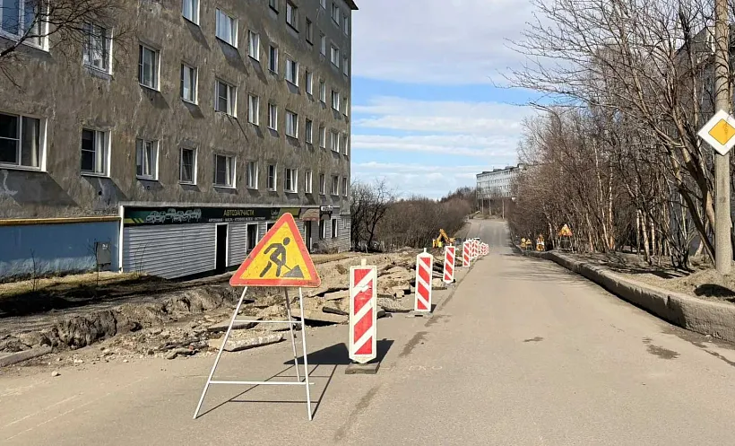 В&nbsp;Мурманске стартовали работы по&nbsp;ремонту дорог