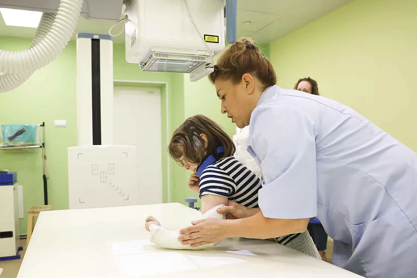 В&nbsp;поликлинике № 118&nbsp;Петербурга установили новый рентген-аппарат