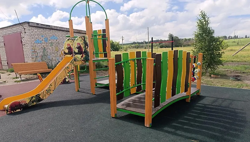 В&nbsp;Калининске Саратовской области установили новую детскую площадку