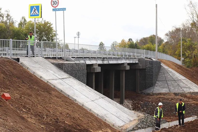 В&nbsp;Верещагинском округе Прикамья реконструировали мост через реку Кожухарку