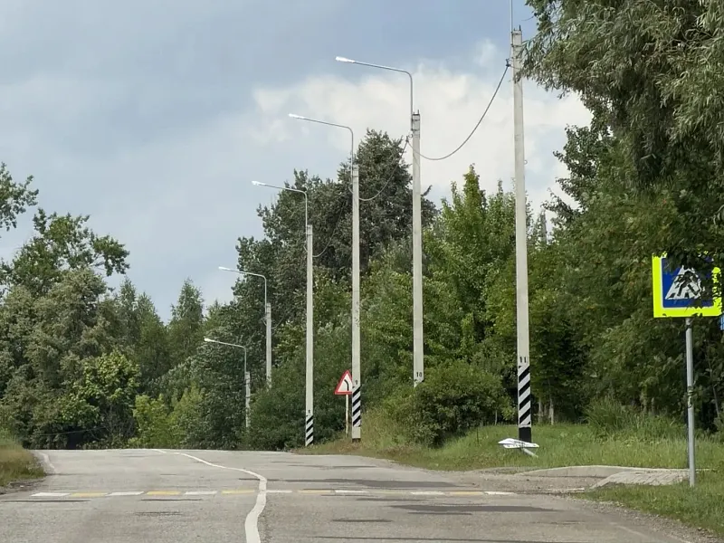 На&nbsp;дорогах в&nbsp;Думиничском округе Калужской области провели освещение