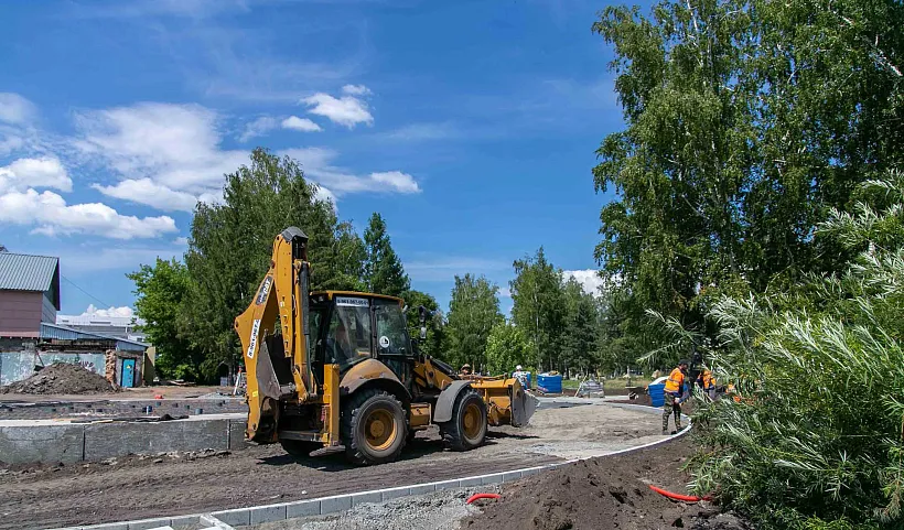 В&nbsp;Барнауле продолжается благоустройство парков